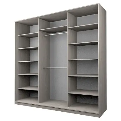 картинка Шкаф-купе 3-х дверный МАКС с зеркалом по центру от магазина КУПИ КУПЕ